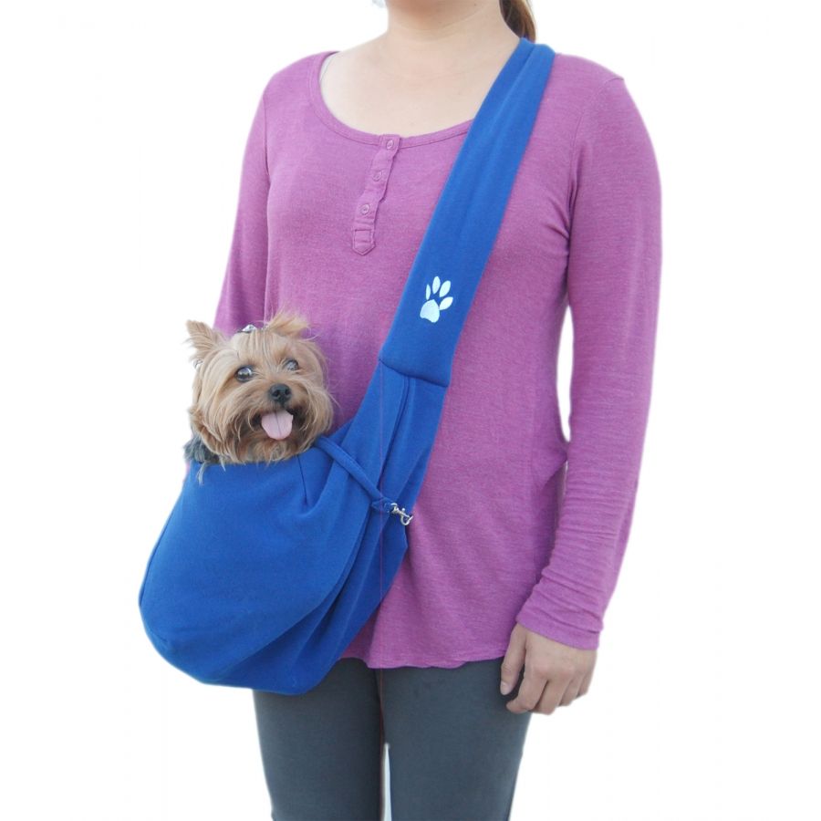 Designer Dog Shoulder Sling Bag - Blue